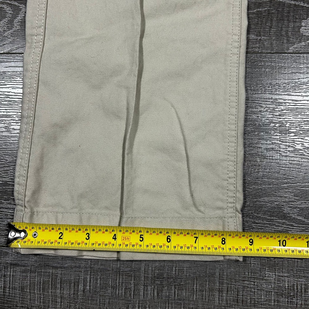 Tommy Jeans Mens 31x32 Khaki Chino Pants Vintage Y2K Straight Leg Tan 0250288 - Picture 5 of 11